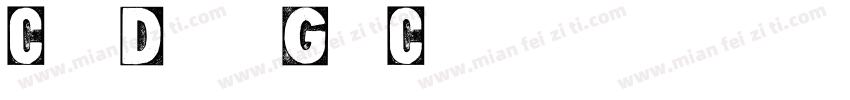 Cf DinGrCondensed B字体转换